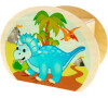 Hess Dřevěná pokladnička dinosaurus