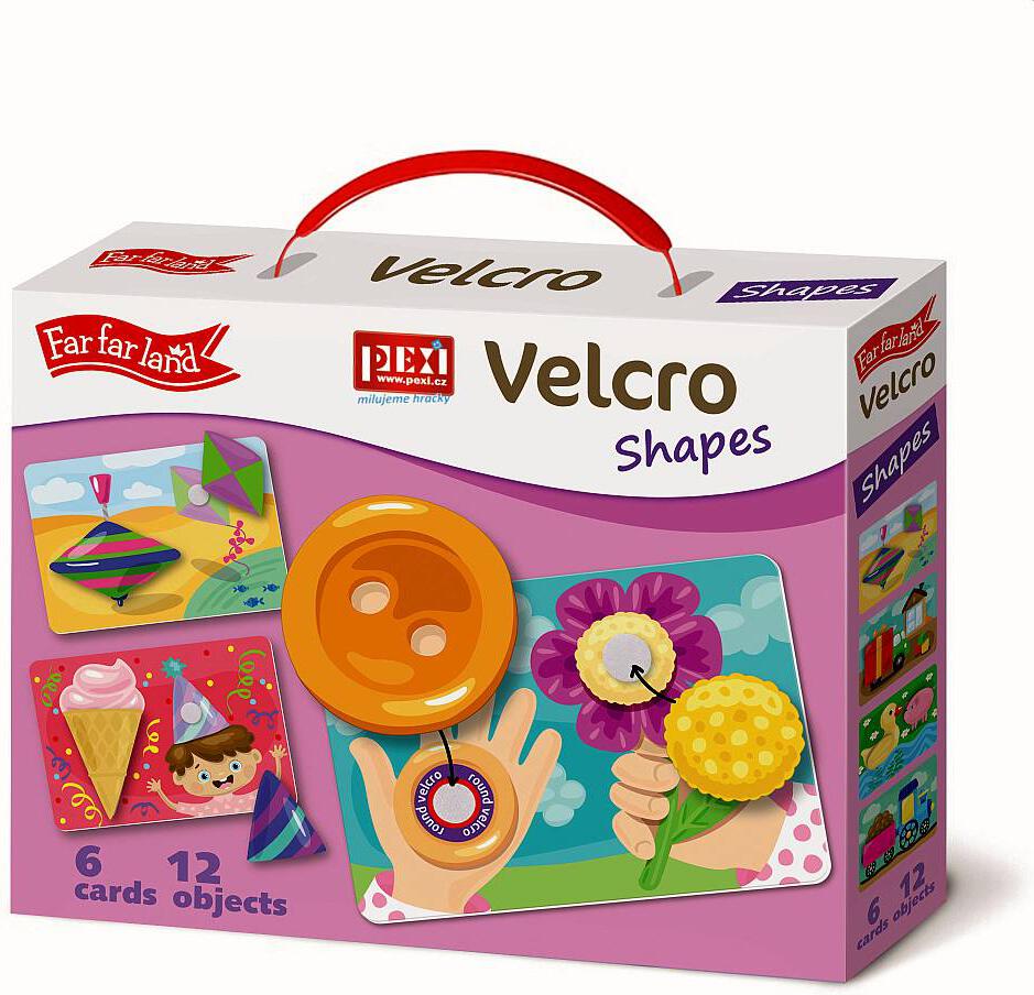 Pexi Velcro skládačky - Tvary PEXI