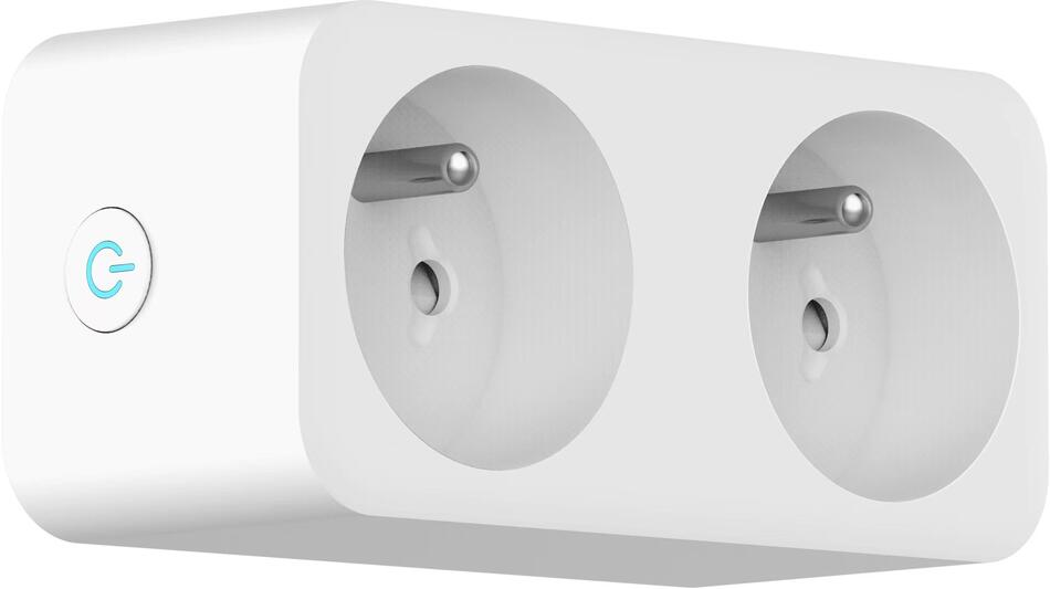 Immax NEO LITE Dvojzásuvka Smart, vnitřní, 2 zásuvky s kolíkem, typ E, 16A, WiFi