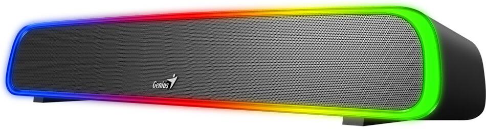 GENIUS repro USB SoundBar 200BT/ Bluetooth/ 3,5" jack/ 4W/ RGB/ černý (31730045400)