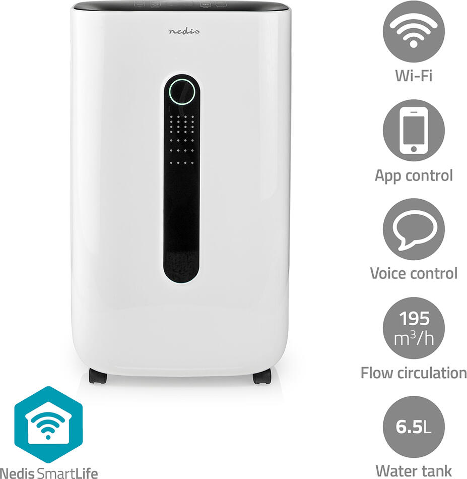 Odvlhčovač SmartLife NEDIS DEHU20WTW