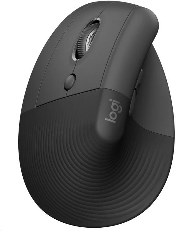 Logitech Lift Left Vertical Ergonomic Mouse - GRAPHITE / BLACK - EMEA (910-006474)