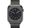 Hodinky s GPS Apple Watch S8 GPS + Cell 45 mm Graphite/Graph. Milanese Loop