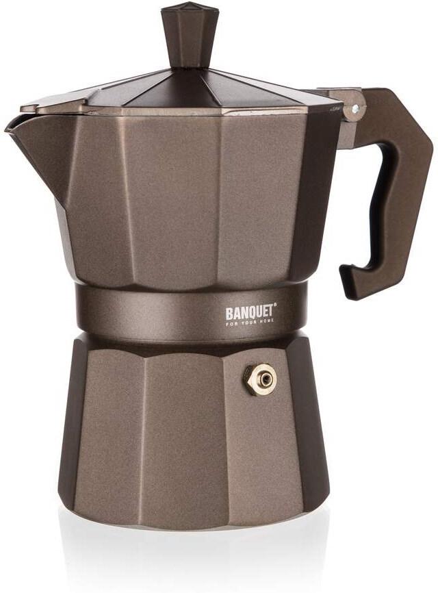 BANQUET Kávovar CAMPI Dark Brown, 6 šálků (49025041)