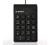 Numerická klávesnice GEMBIRD KPD-U-02, USB, černá