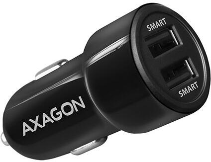 AXAGON nabíječka do auta / PWC-5V5 / 2x USB-A / 5V - 2.4A + 2.4A, 24W / černý
