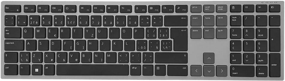 DELL Multi-Device Wireless Keyboard - KB700 - Czech/Slovak (QWERTZ) (KB700-GY-R-CSK)