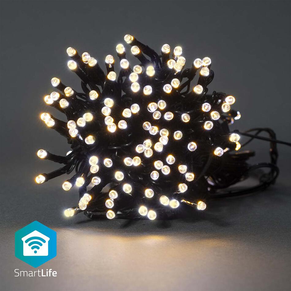 Vánoční Osvětlení SmartLife NEDIS WIFILX01W200