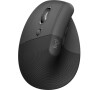 Logitech Lift Vertical Ergonomic Mouse - Grafitová, 400-4000dpi, 6 tlačítek, bluetooth, logitech bolt (910-006474)