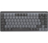 Logitech MX Mechanical Mini for Mac Minimalist Wireless Illuminated Keyboard - SPACE GREY - US INT'L - EMEA (920-010837)