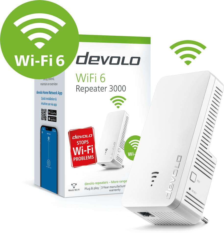 devolo WiFi 6 Repeater 3000