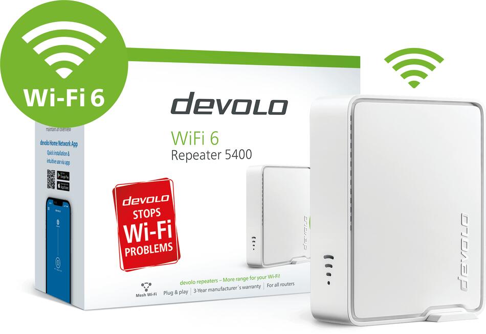 devolo WiFi 6 Repeater 5400
