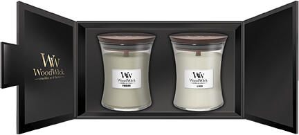 WoodWick Fireside, Linen dárková sada