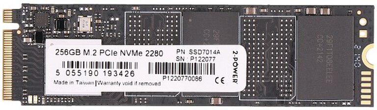 2-Power SSD 256GB M.2 PCIe NVMe 2280 (SSD7014A)