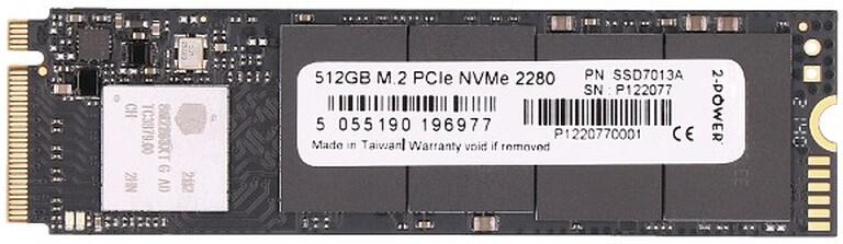 2-Power SSD 512GB M.2 PCIe NVMe 2280 (SSD7013A)