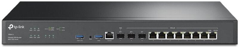 Router TP-Link ER8411 VPN 8x GWAN/Lan, 1x SFP GWAN/LAN, 2x 10GSFP WAN/LAN, 2x USB, Omáda SDN