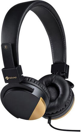 Sluchátka MELICONI Speak Metal Headphones, černá