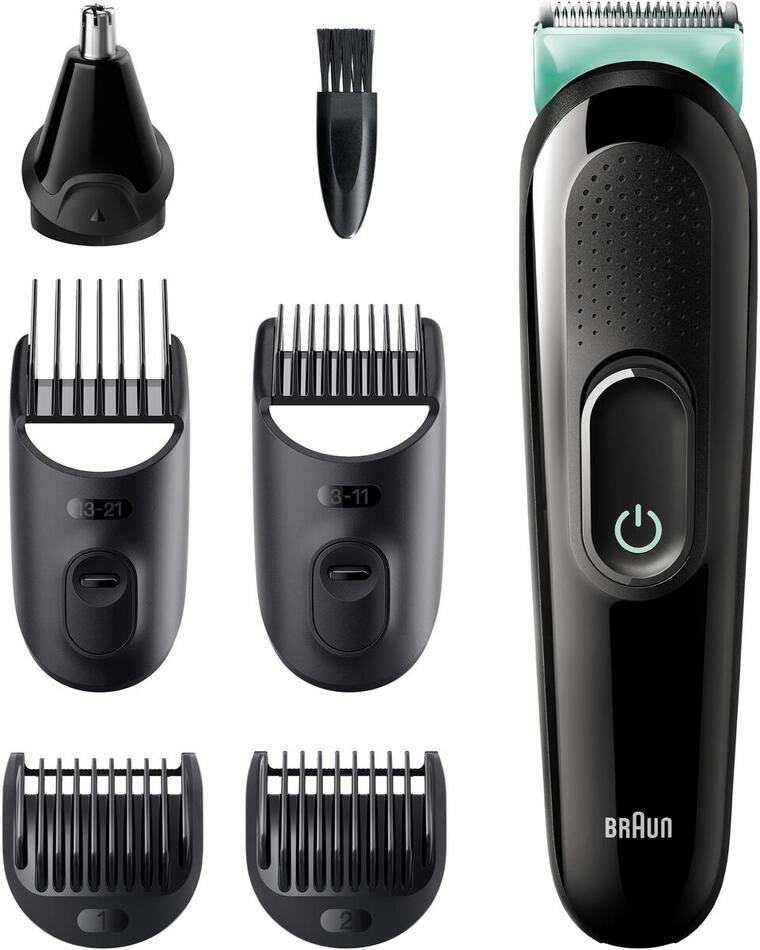 Multifunkční zastřihovač Braun MGK 3321, zelený