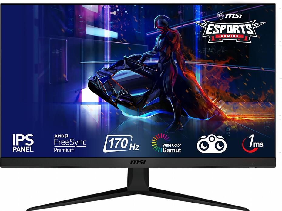 MSI Gaming monitor G2712, 27"/1920x1080 (FHD)/ IPS, 170Hz / 1ms / 1100: ...