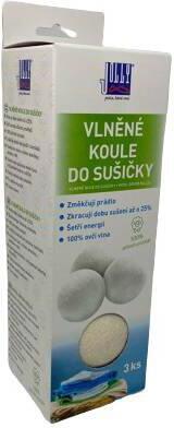 Vlněné koule do sušičky Jolly 3ks