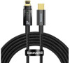 Baseus Explorer Series datový kabel USB-C/Lightning s inteligentním vypnutím 20 W 2m černá (CATS000101)
