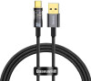 Baseus Explorer Series datový kabel USB-A/USB-C s inteligentním vypnutím 100 W 1m černá (CATS000201)