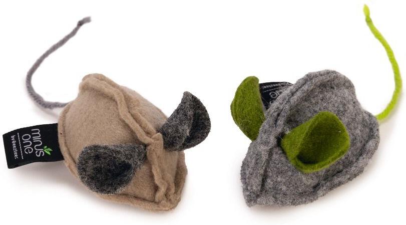 Beeztees Minus One Hračka pro kočky myš Luca 2ks 8x5x4cm