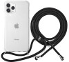 NAKE STRING CASE iPhone 11 Pro Max- bílá transparentní / černá Epico