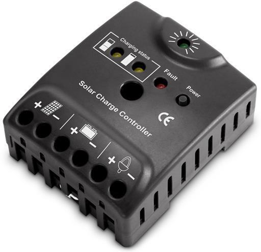 Solární regulátor PWM GETI GSR010 12-24V/10A