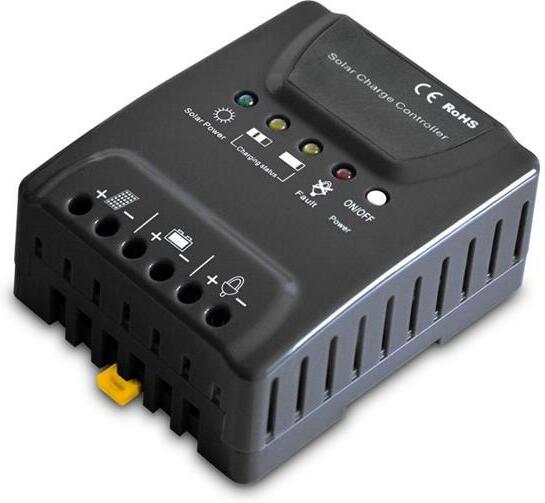 Solární regulátor PWM GETI GSR020 12-24V/20A