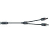 Kabel TIPA MC4 rozbočení 1x konektor/ 2x zdířka 30cm