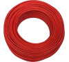 Solární kabel 6mm2, 1500V, červený, 100m TIPA