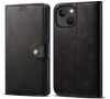 Lenuo Leather flipové pouzdro pro iPhone 14 Plus, černá