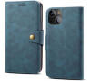 Lenuo Leather flipové pouzdro pro iPhone 14 Plus, modrá