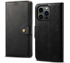 Lenuo Leather flipové pouzdro pro iPhone 14 Pro, černá