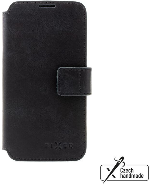 Kožené pouzdro typu kniha FIXED ProFit pro Apple iPhone 14 Pro Max, černé