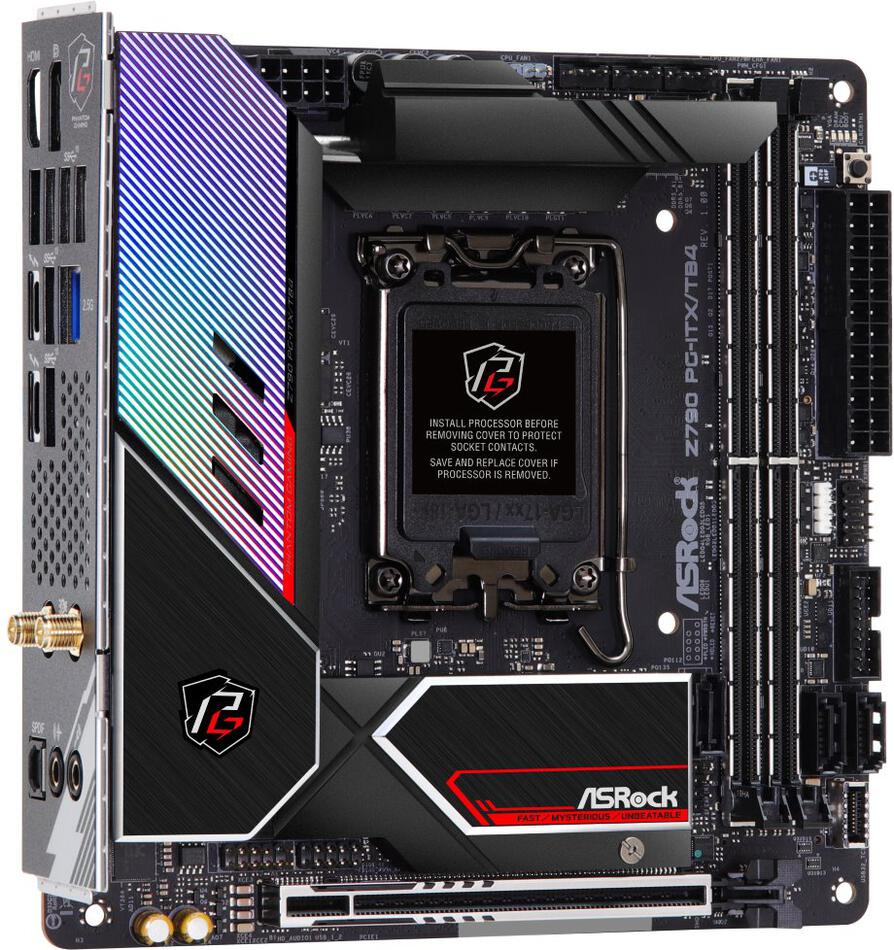 Asrock Z Pg Itx Tb Intel Z Lga X Ddr X M Hdmi Dp X Thunderbolt