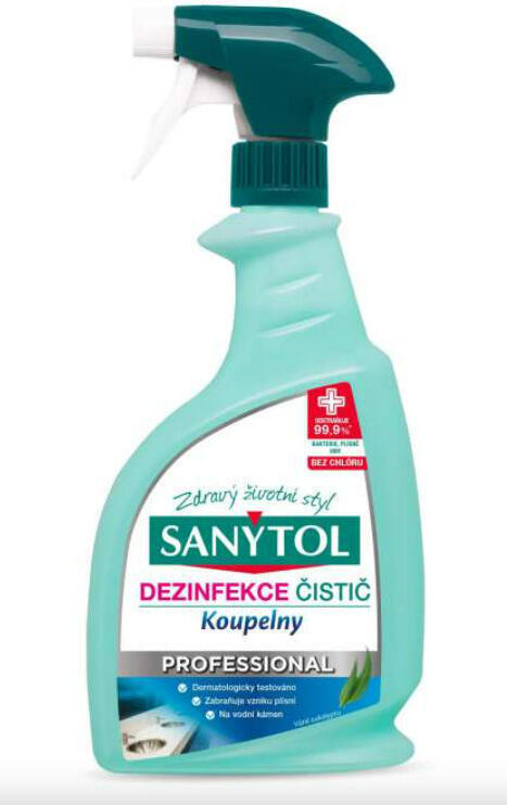 SANYTOL čistič na Koupelny PROFESSIONAL 750ml