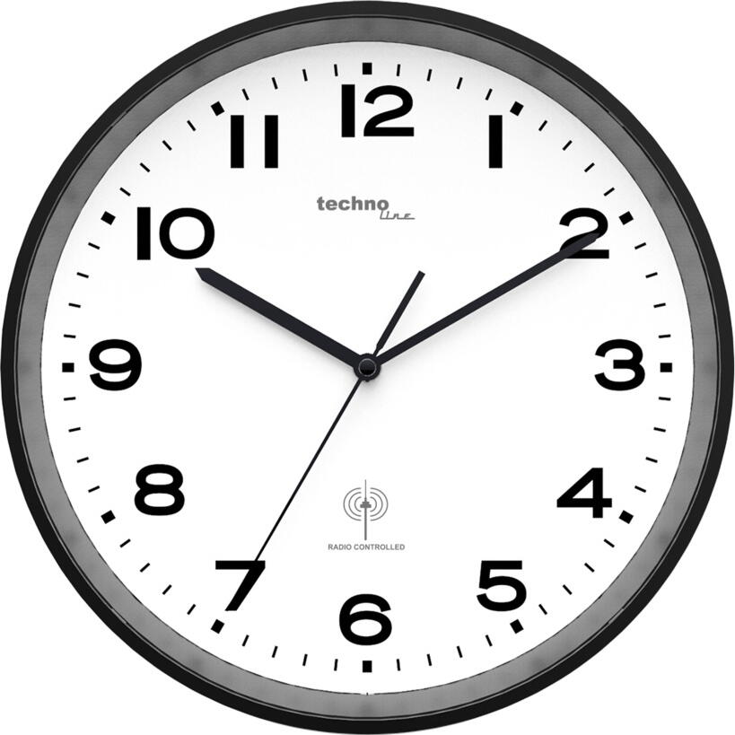 TechnoLine Nástěnné hodiny WT 8500 black