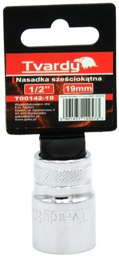 Nástrčná hlavice dvanáctihranná 1/2" 19 mm TVARDY