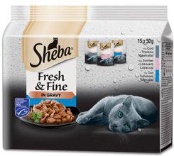 Sheba kapsa Fresh&Fine rybí výběr 15x50g