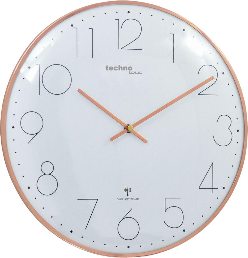 TechnoLine Nástěnné hodiny WT 8235 gold