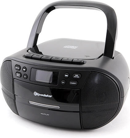 Radio Roadstar Radio Portable DAB / DAB+ / FM, Lecteur CD-MP3, Cassette, USB, Télécommande,, RCR