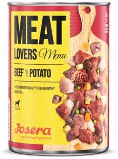 Josera Dog konz.Meat Lovers Menu Beef with Potato 400g