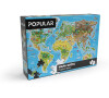 Puzzle Popular - Mapa světa, 160 ks – CZ