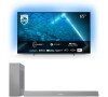 SET UHD OLED TV Philips 65OLED707/12 + Soundbar PHILIPS TAB8505
