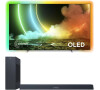 SET UHD OLED TV Philips 55OLED706 + Soundbar PHILIPS TAB8405