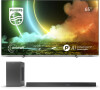 SET UHD OLED TV Philips 65OLED706 + Soundbar PHILIPS TAB8905