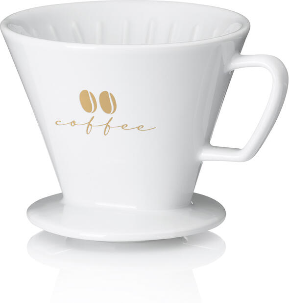 KELA Kávový filtr porcelánový Excelsa S bílá KL-12490