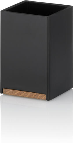 Pohár Kela Cube polyresin KL-23687, černé